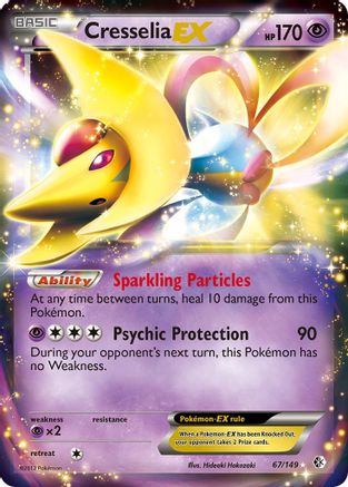 Cresselia EX 67/149 - Boundaries Crossed Holofoil