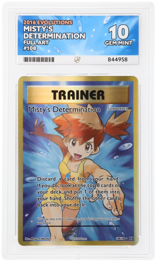 Misty's Determination Full Art 108/108 - Ace 10 - 2016 Evolutions