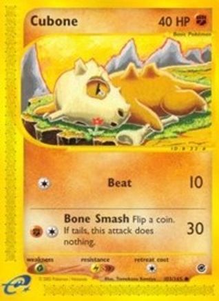 Cubone 103/165 - Expedition
