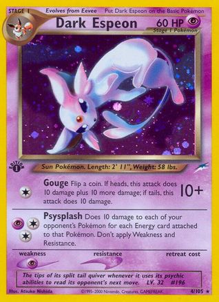 Dark Espeon 4/105 - Neo Destiny Unlimited Holofoil