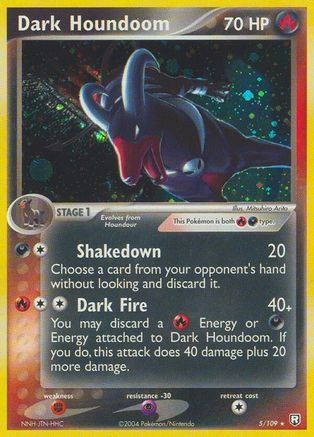 Dark Houndoom - 005/109 5/109 - Team Rocket Returns Reverse Holofoil