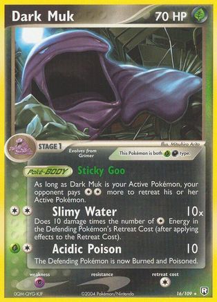 Dark Muk 16/109 - Team Rocket Returns Reverse Holofoil