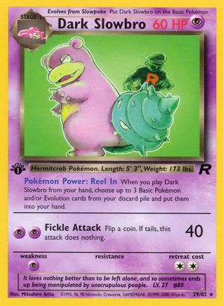Dark Slowbro (29) 29/82 - Team Rocket Unlimited