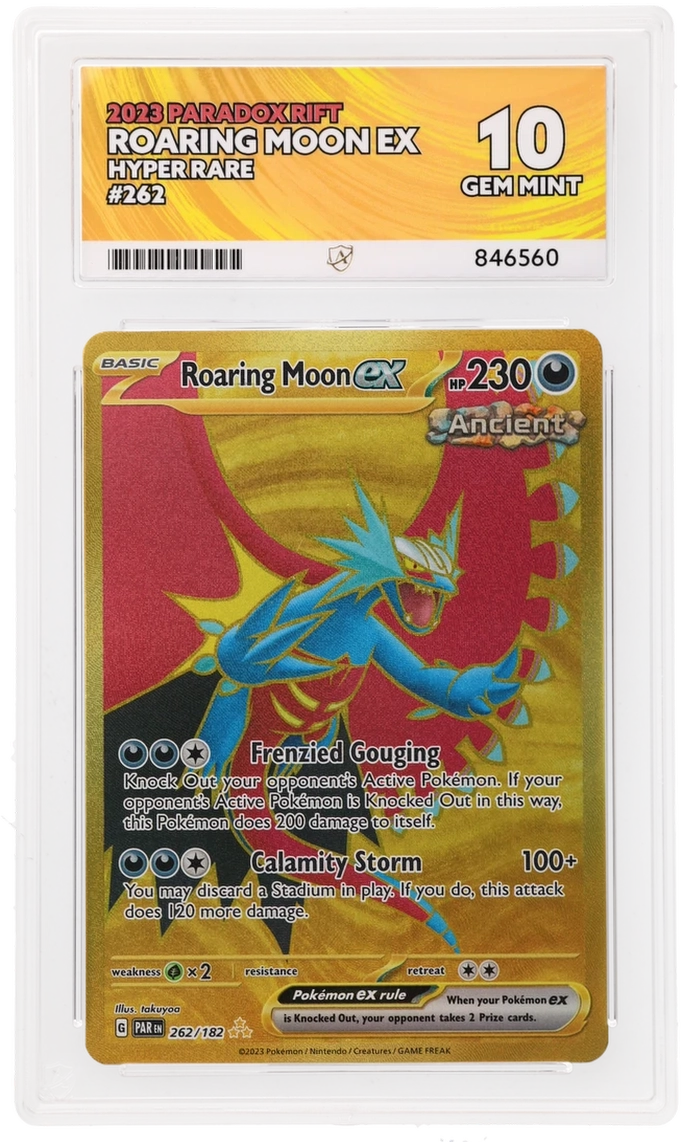 ACE 10 - Roaring Moon ex - 262/182 - Paradox Rift - Pokemon
