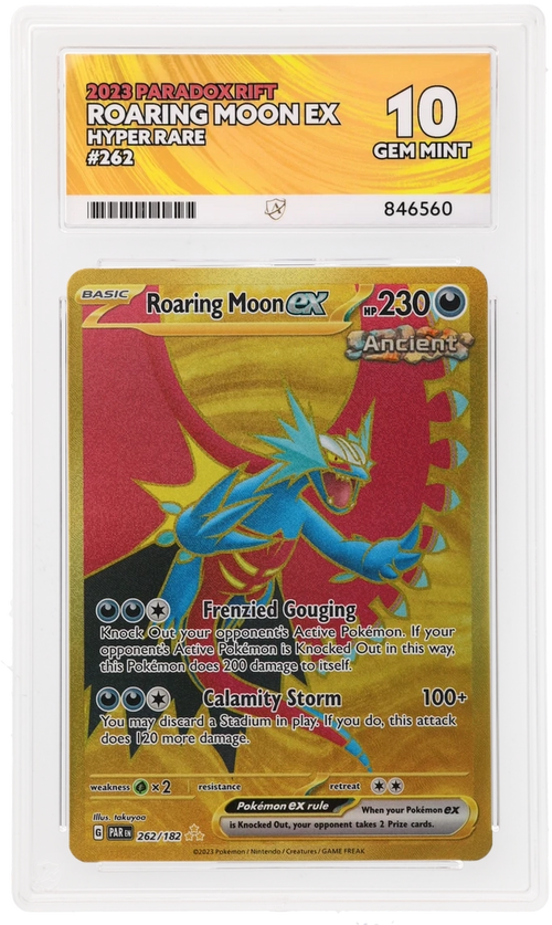 ACE 10 - Roaring Moon ex - 262/182 - Paradox Rift - Pokemon