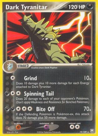 Dark Tyranitar - 019/109 19/109 - Team Rocket Returns Reverse Holofoil
