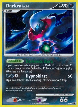 Darkrai - DP52 DP52/56 - Diamond and Pearl Promos Holofoil
