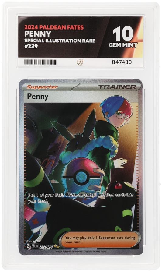 ACE 10 - Penny - 239/091 - Paldean Fates - Pokemon