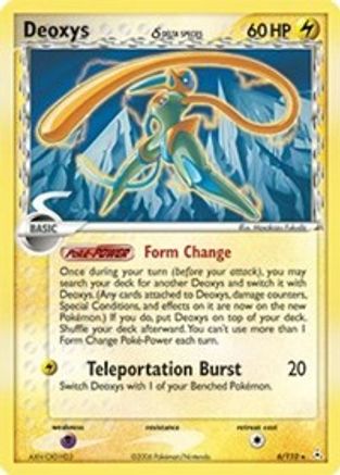 Deoxys (Delta Species - Speed Forme) 6/110 - Holon Phantoms Reverse Holofoil