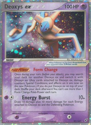 Deoxys ex (Normal Forme) 97/107 - Deoxys Holofoil