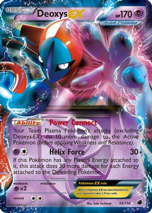 Deoxys EX (Team Plasma) 53/116 - Plasma Freeze Holofoil