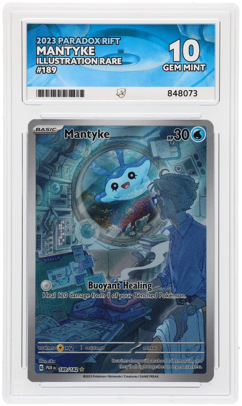 ACE 10 - Mantyke - 189/182 - Paradox Rift - Pokemon