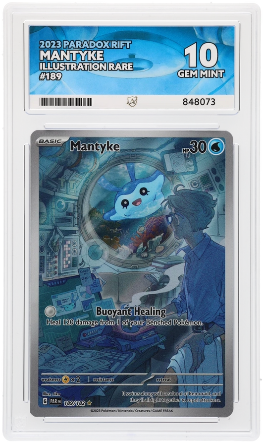 ACE 10 - Mantyke - 189/182 - Paradox Rift - Pokemon
