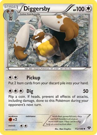 Diggersby 112/146 - XY Base Set
