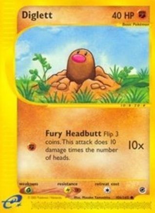 Diglett 106/165 - Expedition Reverse Holofoil