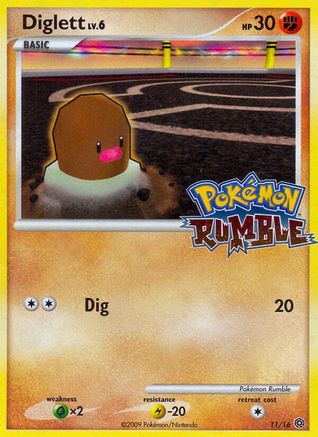 Diglett 11/16 - Rumble