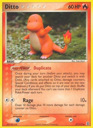 Ditto - 037/113 (Charmander) 37/113 - Delta Species