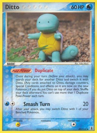 Ditto - 040/113 (Squirtle) 40/113 - Delta Species