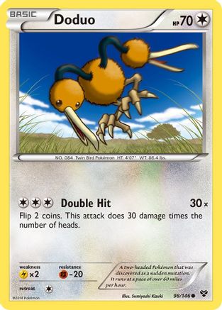 Doduo 98/146 - XY Base Set Reverse Holofoil