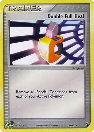 Double Full Heal 86/100 - Sandstorm Reverse Holofoil