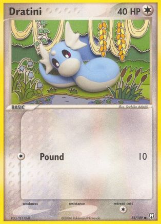 Dratini - 052/109 52/109 - Team Rocket Returns Reverse Holofoil