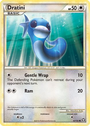 Dratini 62/102 - Triumphant Reverse Holofoil