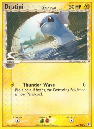 Dratini - 066/113 (Delta Species) 66/113 - Delta Species Reverse Holofoil