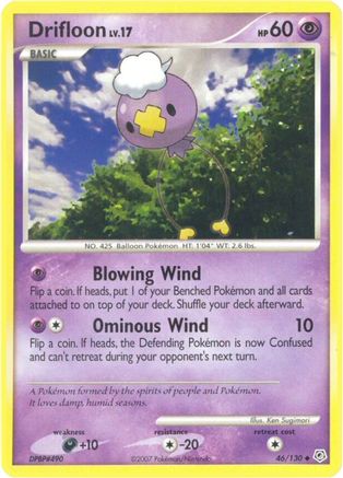Drifloon 46/130 - Diamond and Pearl Reverse Holofoil