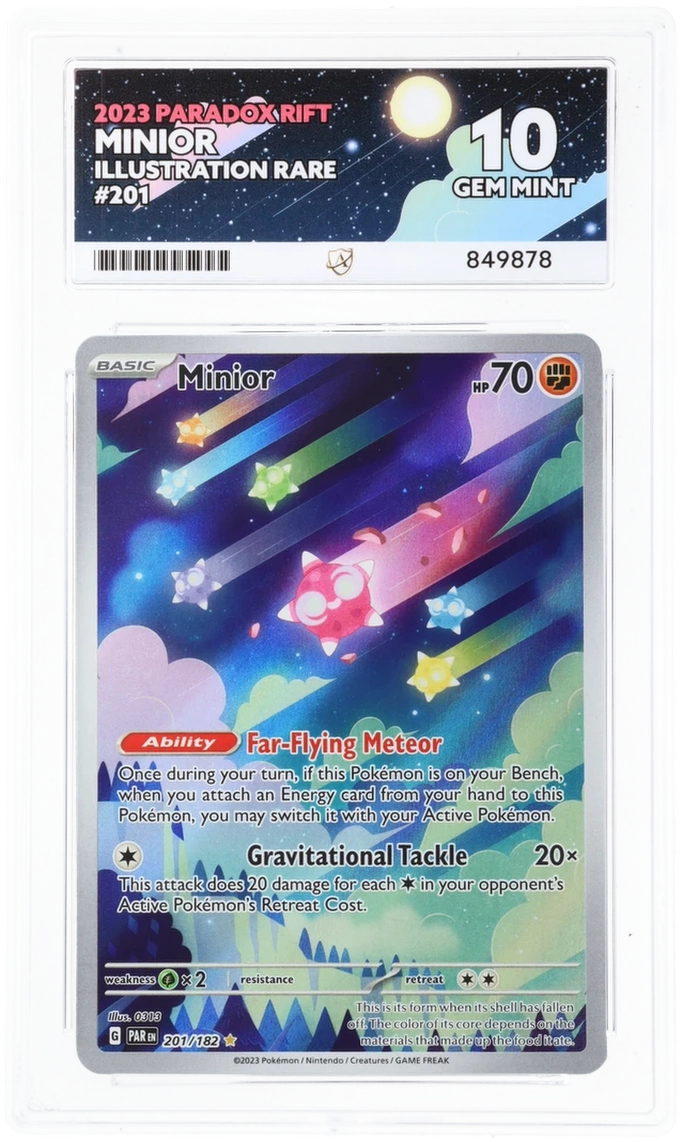 ACE 10 - Minior - 201/182 - Paradox Rift - Pokemon