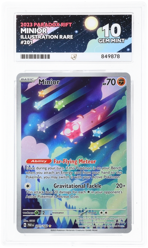 ACE 10 - Minior - 201/182 - Paradox Rift - Pokemon