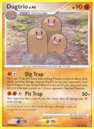 Dugtrio 24/132 - Secret Wonders Reverse Holofoil