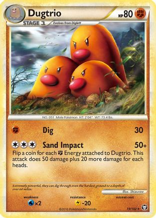 Dugtrio 19/102 - Triumphant