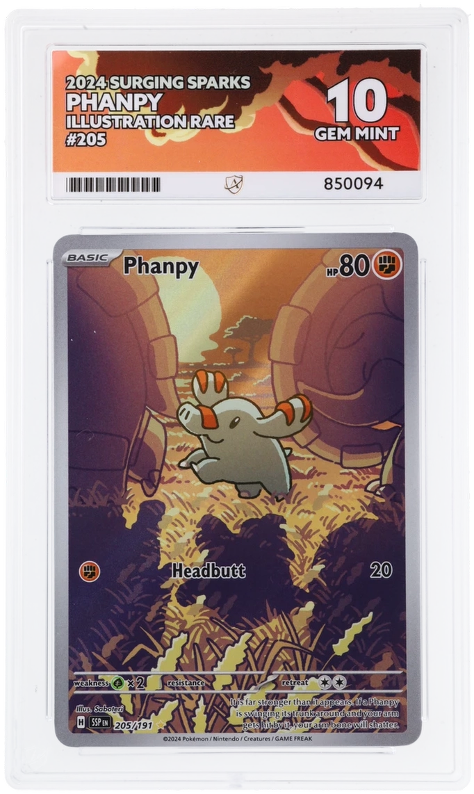 ACE 10 - Phanpy - 205/191 - Surging Sparks - Pokemon