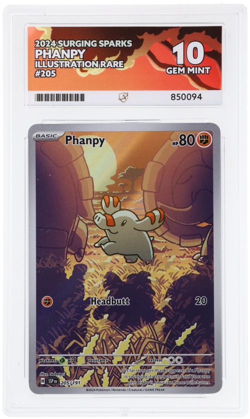 ACE 10 - Phanpy - 205/191 - Surging Sparks - Pokemon