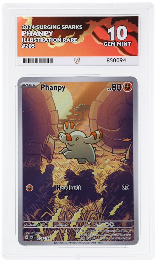 ACE 10 - Phanpy - 205/191 - Surging Sparks - Pokemon
