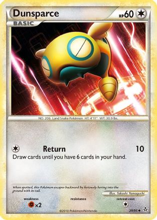 Dunsparce 29/95 - Unleashed Reverse Holofoil