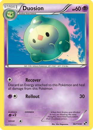Duosion 56/114 - Black and White Reverse Holofoil