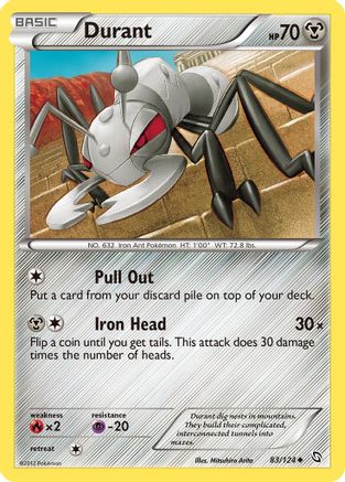 Durant 83/124 - Dragons Exalted Reverse Holofoil