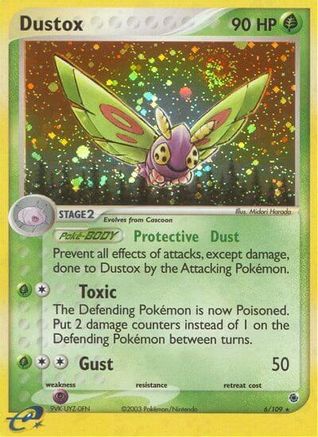Dustox 6/109 - Ruby and Sapphire Reverse Holofoil