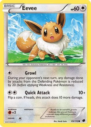 Eevee (89) 89/116 - Plasma Freeze