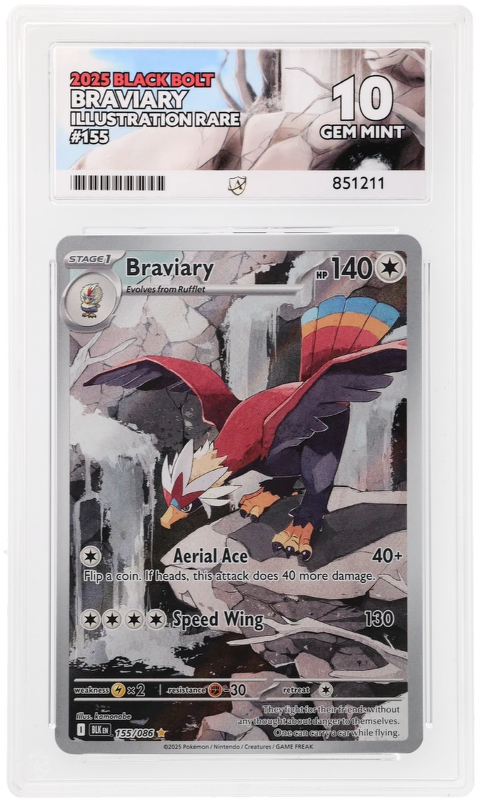 ACE 10 - Braviary - 155/086 - Black Bolt - Pokemon