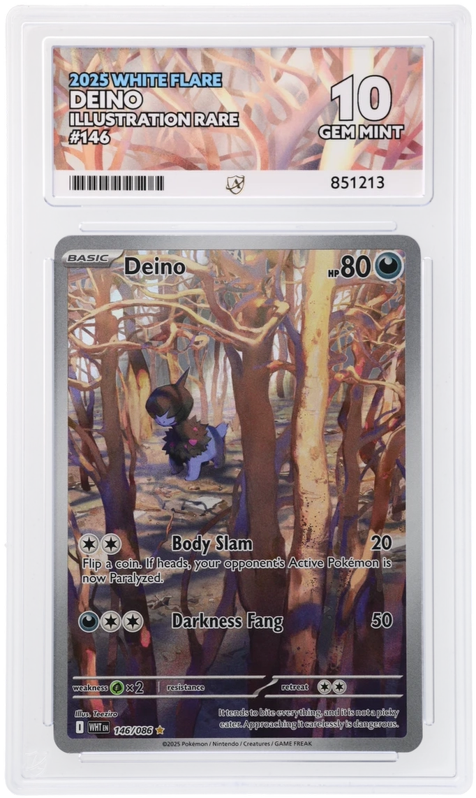 ACE 10 - Deino - 146/086 - White Flare - Pokemon