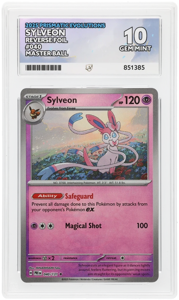 ACE 10 - Sylveon - 040/131 - Prismatic Evolutions - Master Ball - Pokemon