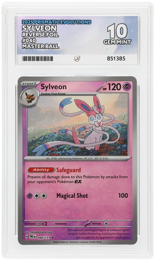 ACE 10 - Sylveon - 040/131 - Prismatic Evolutions - Master Ball - Pokemon