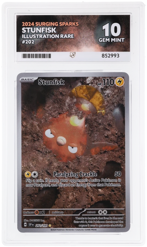 ACE 10 - Stunfisk - 202/191 - Surging Sparks - Pokemon