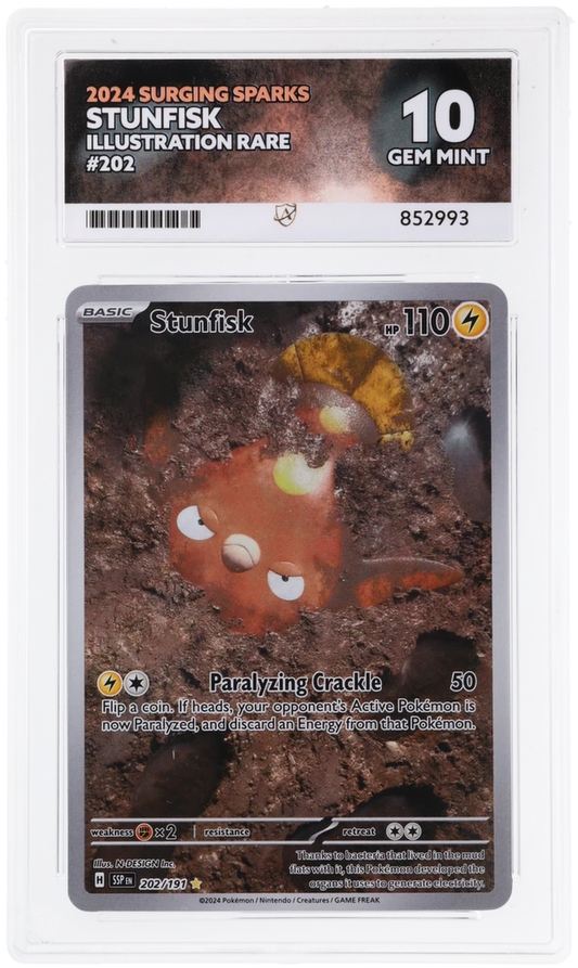 ACE 10 - Stunfisk - 202/191 - Surging Sparks - Pokemon