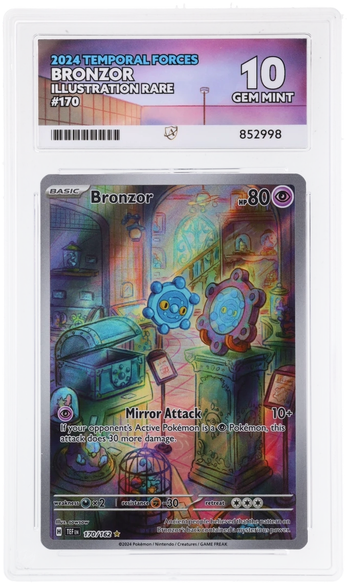 ACE 10 - Bronzor - 170/162 - Temporal Forces - Pokemon