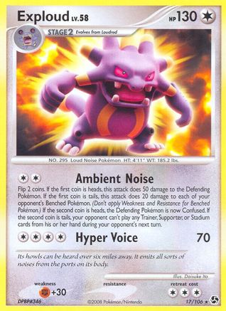 Exploud 17/106 - Great Encounters Reverse Holofoil