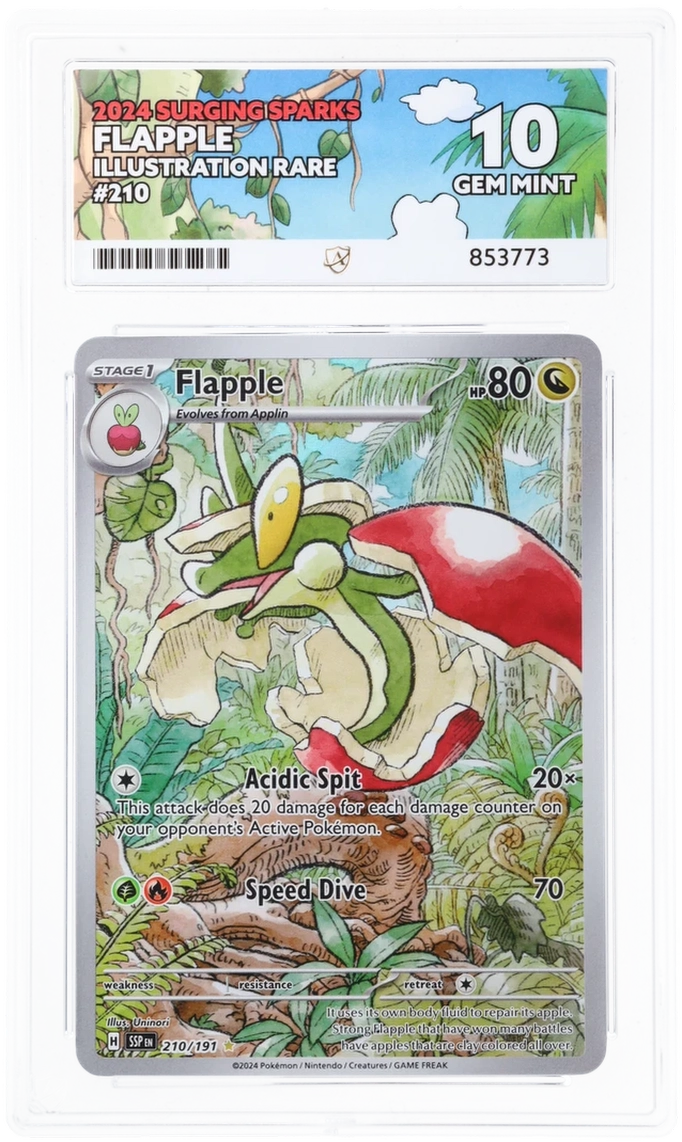 ACE 10 - Flapple - 210/191 - Surging Sparks - Pokemon