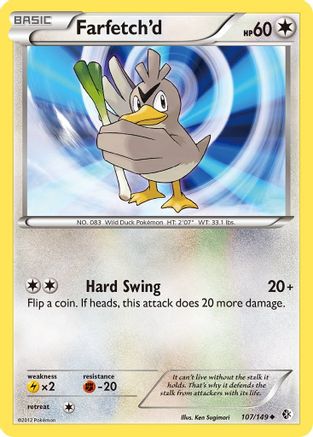 Farfetch'd 107/149 - Boundaries Crossed Reverse Holofoil